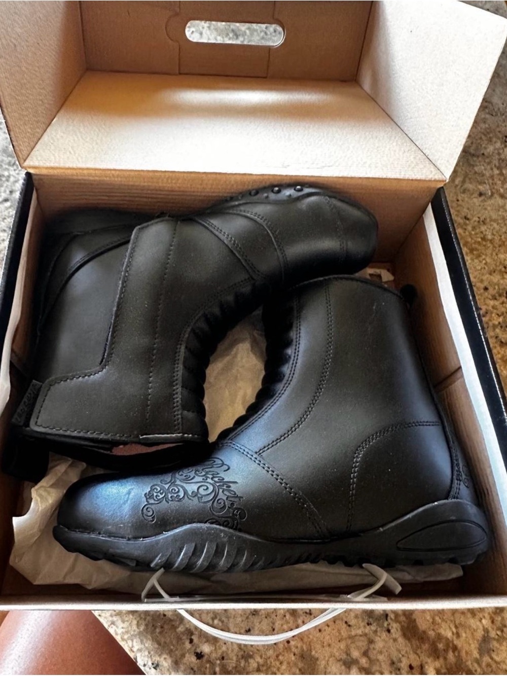 Joe Rocket Black Riding Boots